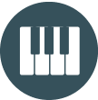 Piano Music Icon